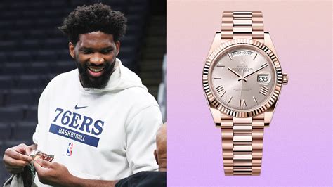 Joel Embiid's NBA MVP Rolex 